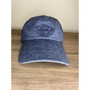 Women Under Armour Free Fit Strapback Adjustable Hat Cap Golf Tennis Run Blue